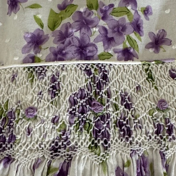 Rare Editions Easter/Spring Floral Dress - Picture 4 of 5